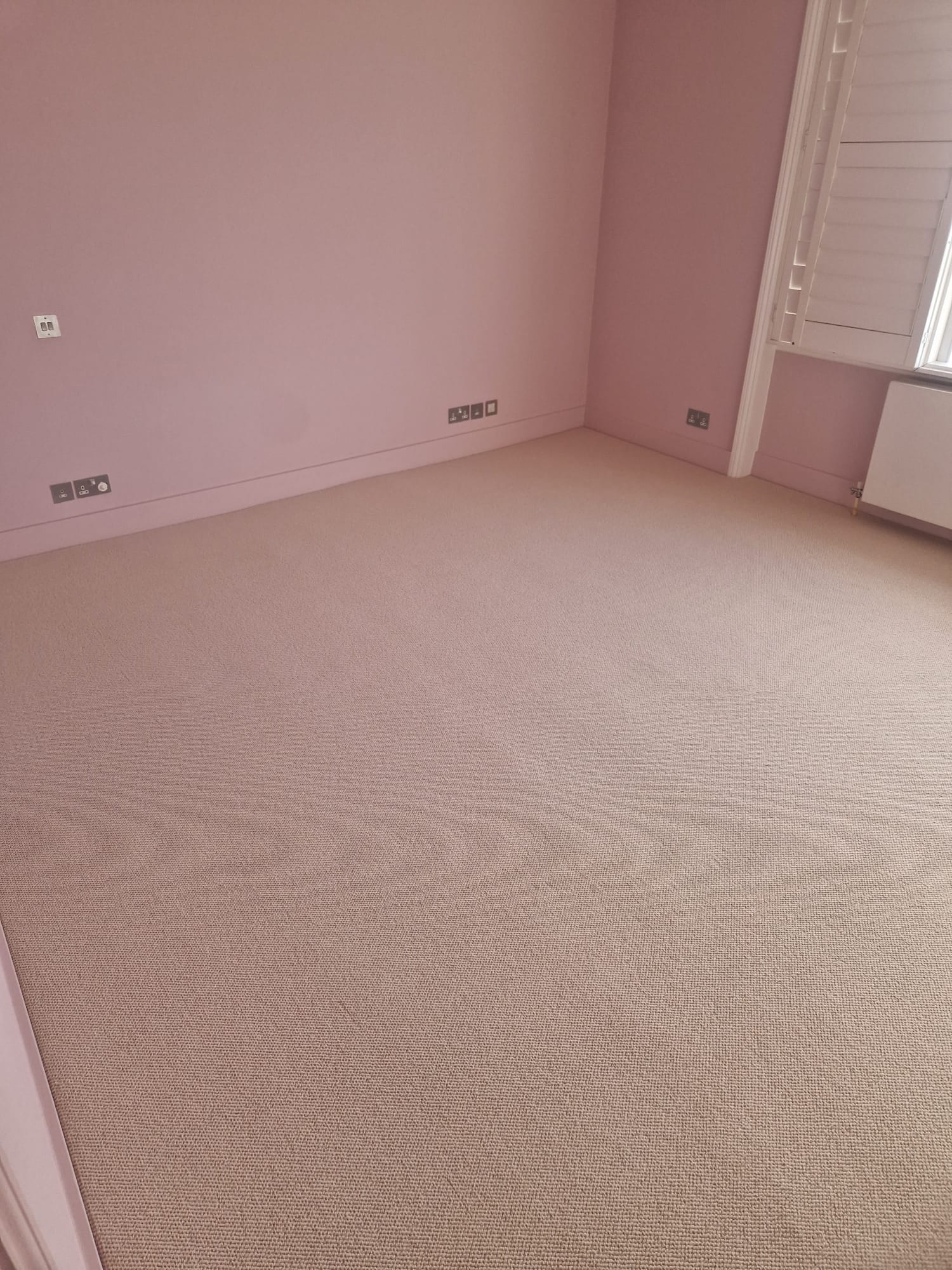 Elements London Havana Plains Blanco carpet installation in-3