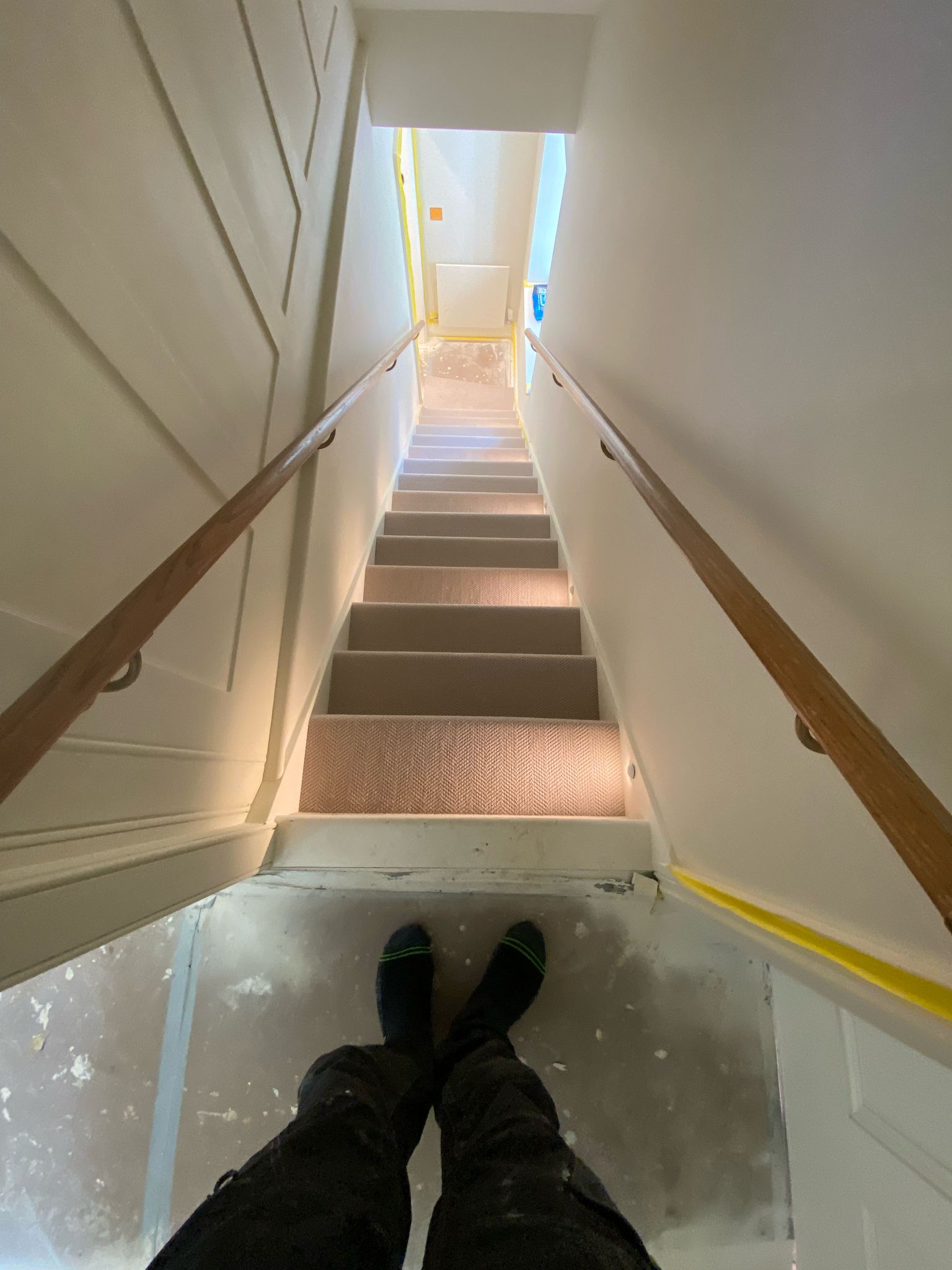 Fibre Carpets Wool Herringbone Saltram installation in-10