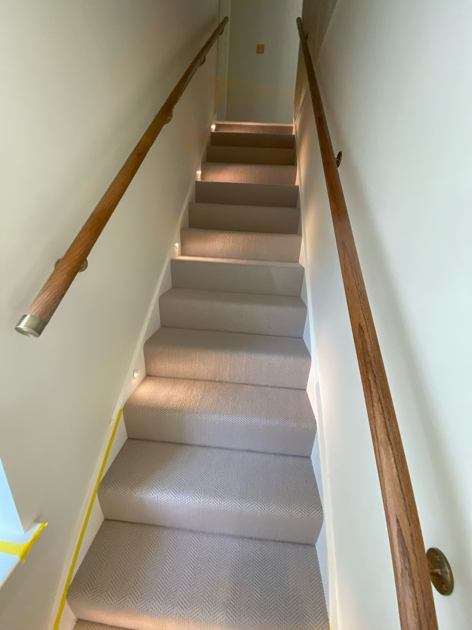 Fibre Carpets Wool Herringbone Saltram installation in-11