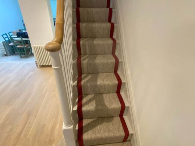Unnatural Flooring New England Stockbridge carpet installation in Balham