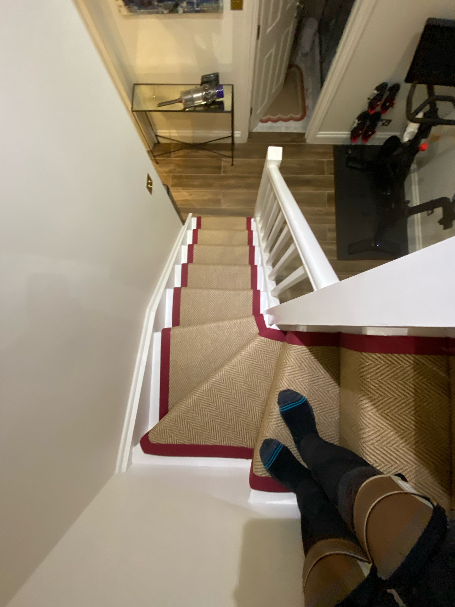 Unnatural Flooring New England Woodstock carpet installation in-1