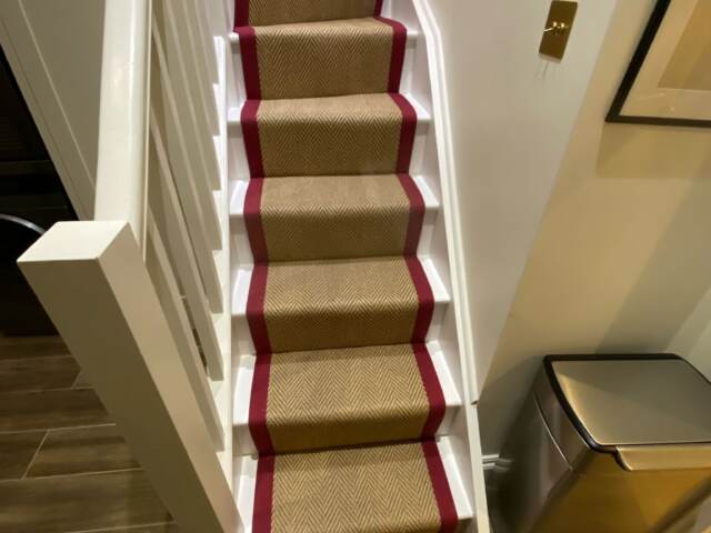 Unnatural Flooring New England Woodstock carpet installation in St John’s Wood