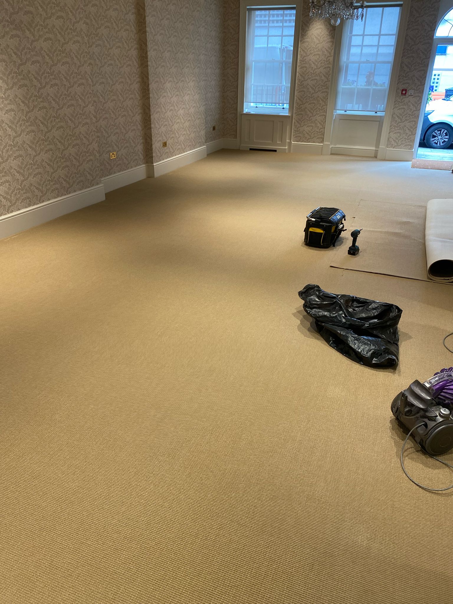 Unnatural Flooring The Isles Jura IS002 carpet installation in-1