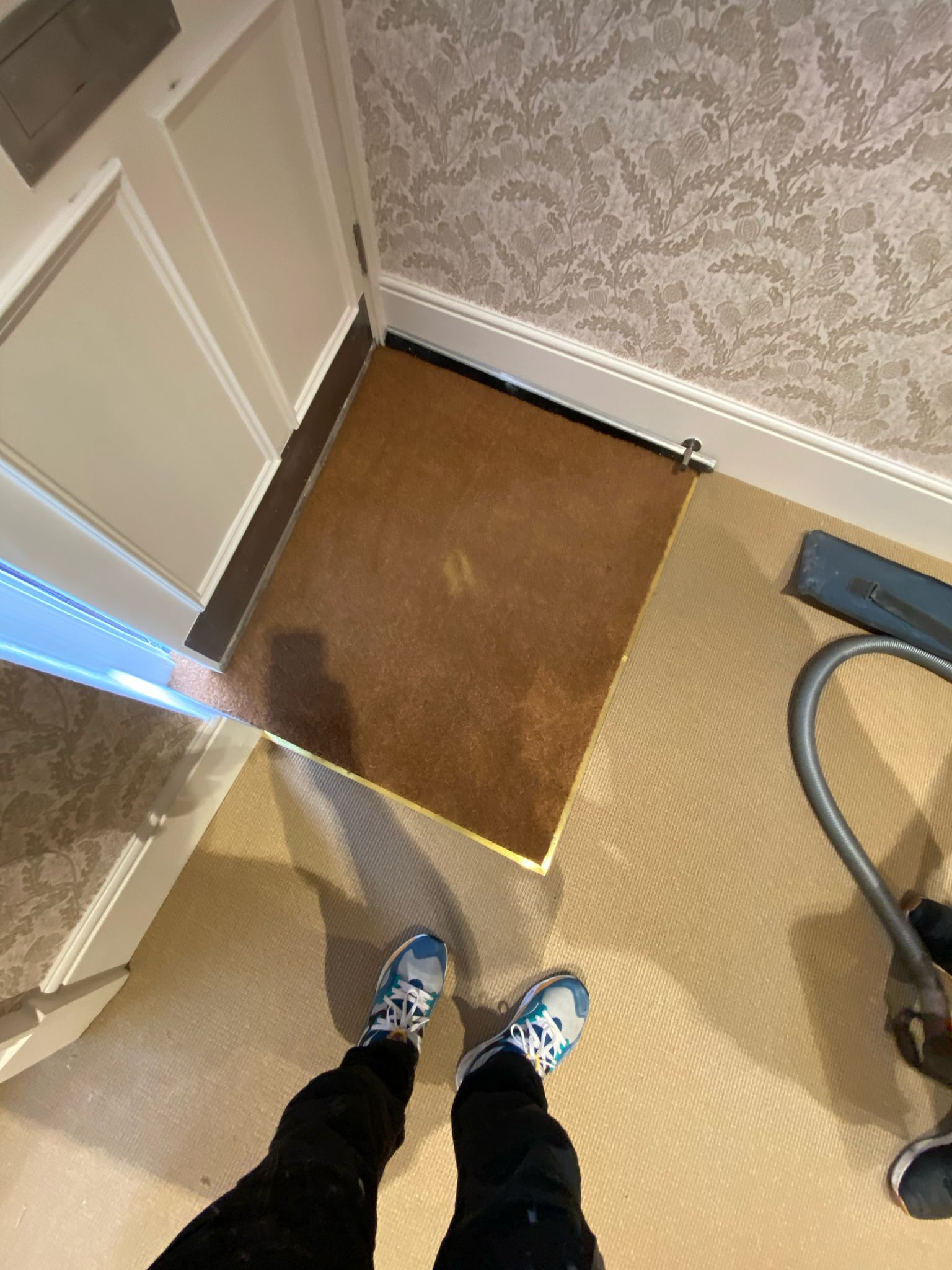 Unnatural Flooring The Isles Jura IS002 carpet installation in-6