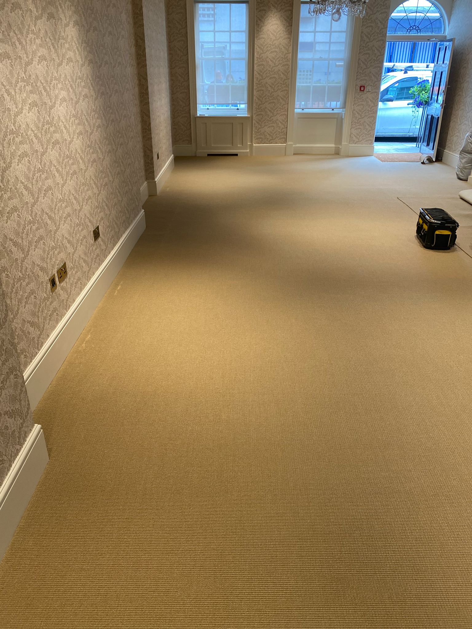 Unnatural Flooring The Isles Jura IS002 carpet installation in-Main