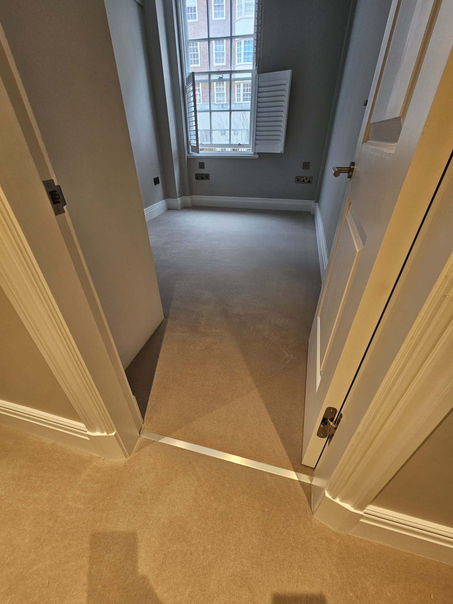 Westex Flooring Exquisite Velvet Mushroom carpet installation in-2