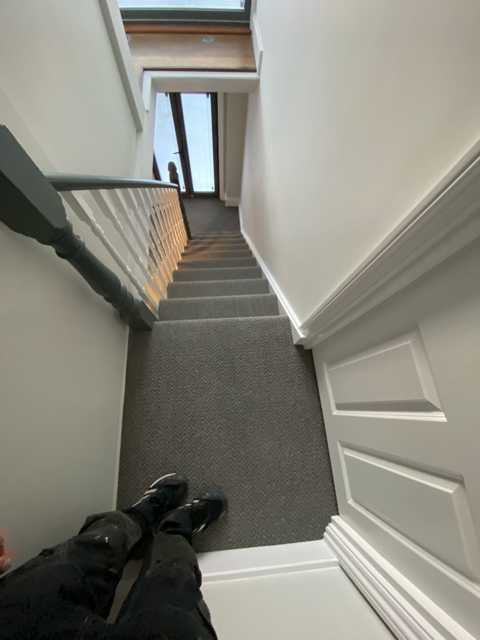 Westex Flooring Sawley Wool Loop Volcano carpet installation in-10