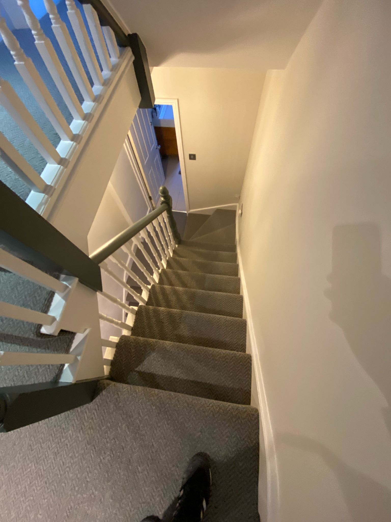 Westex Flooring Sawley Wool Loop Volcano carpet installation in-6