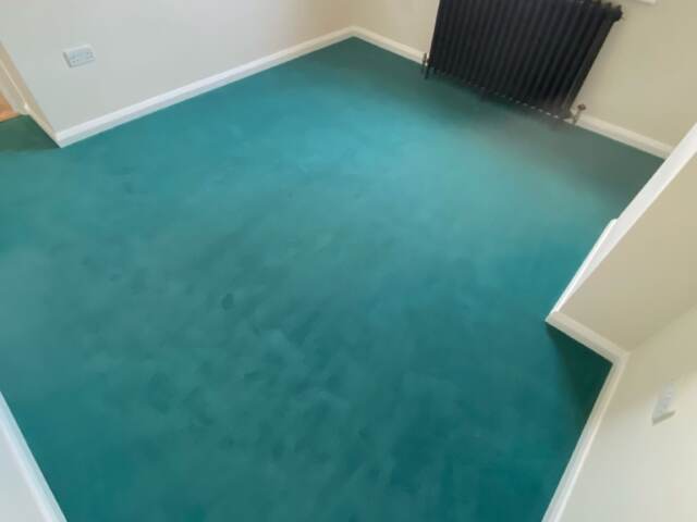 Westex Flooring Ultima Twist Major Kingfisher carpet installation in Chiswick