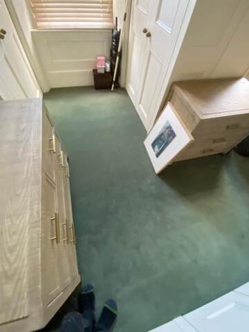 Westex Flooring Westend Velvet Exquisite Spruce carpet installation in-1