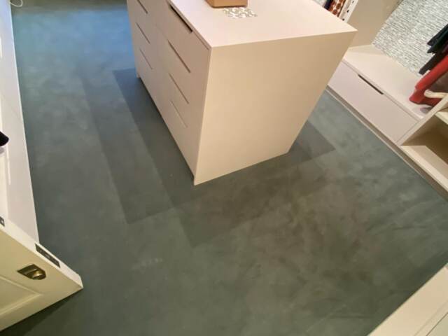 Westex Flooring Westend Velvet Exquisite Spruce carpet installation in Hampstead