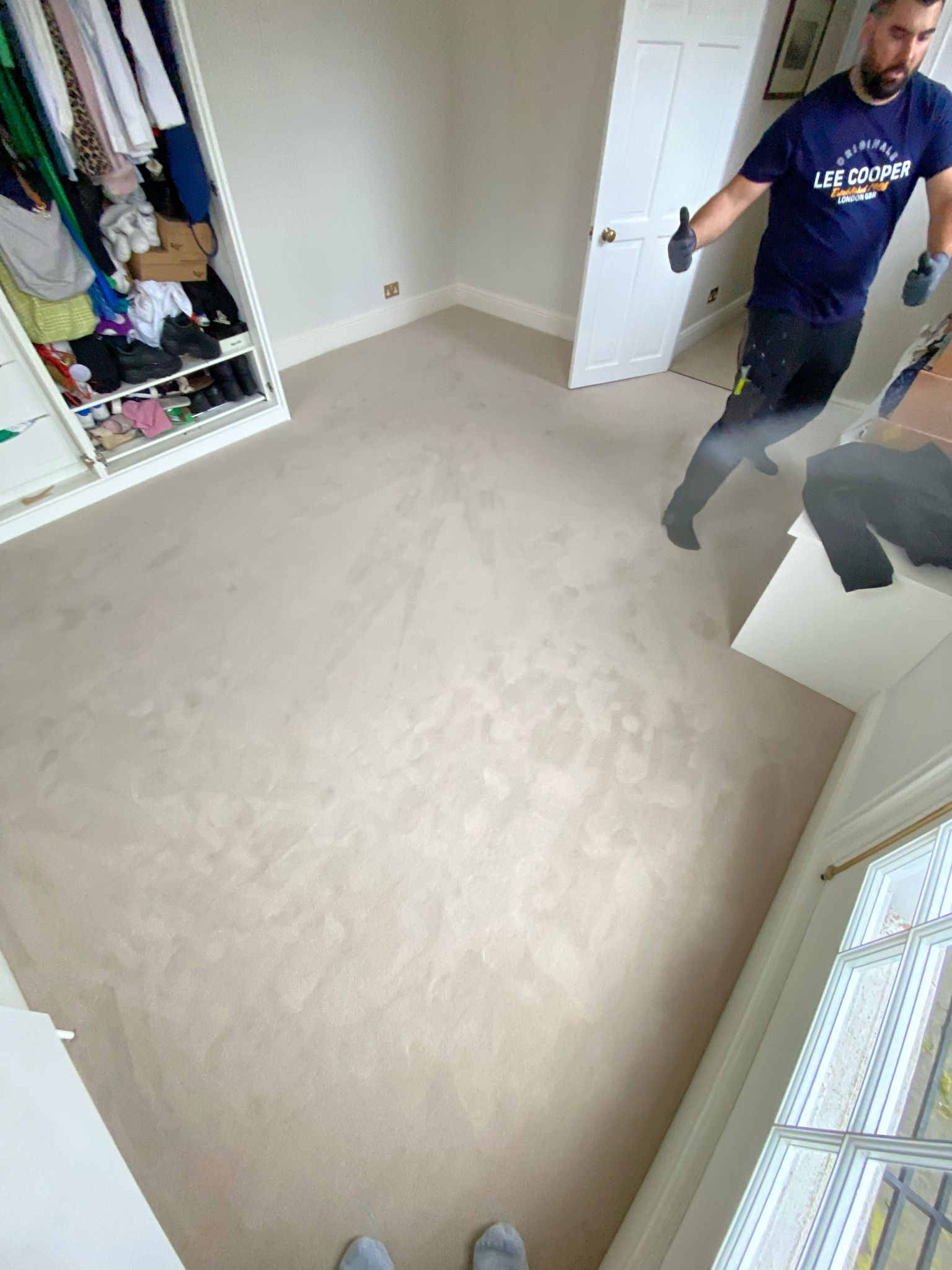 Westex Flooring Westend Velvet Supreme Magnolia carpet installation in-1