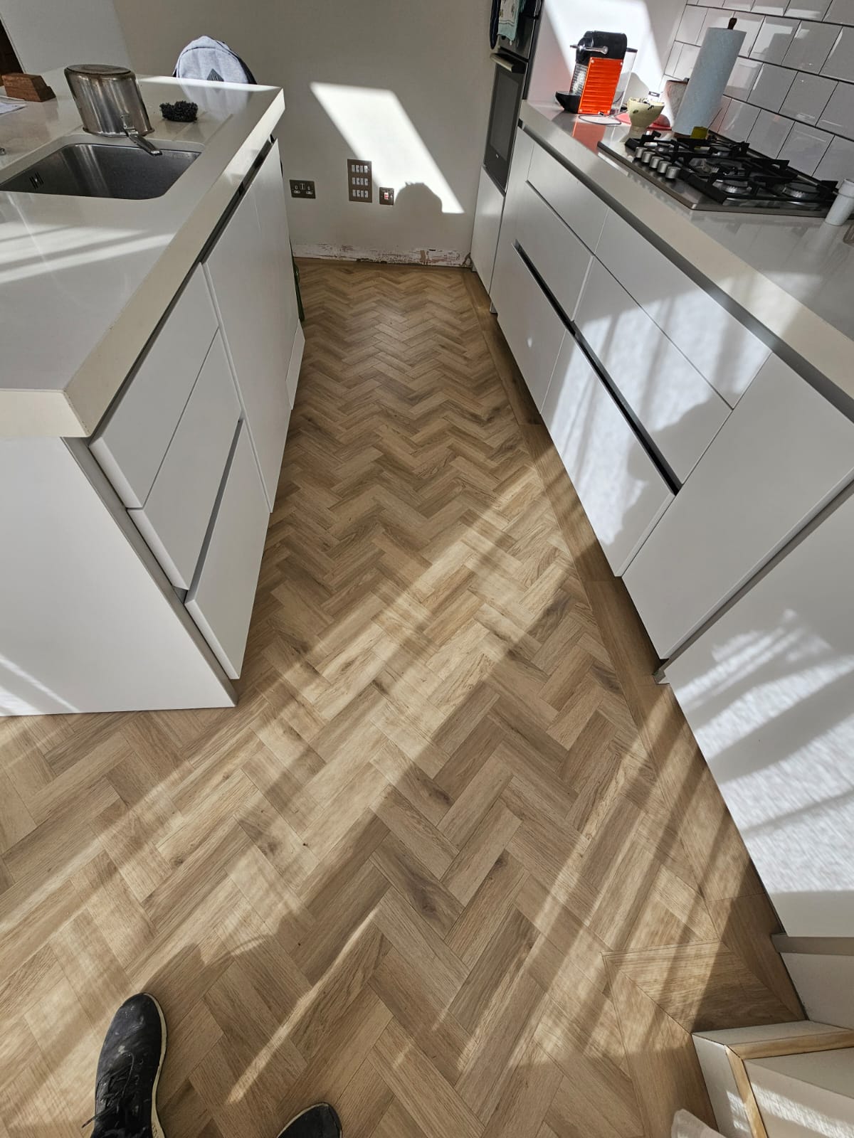 Amtico Signature Cornish Oak installation &#8211; 1