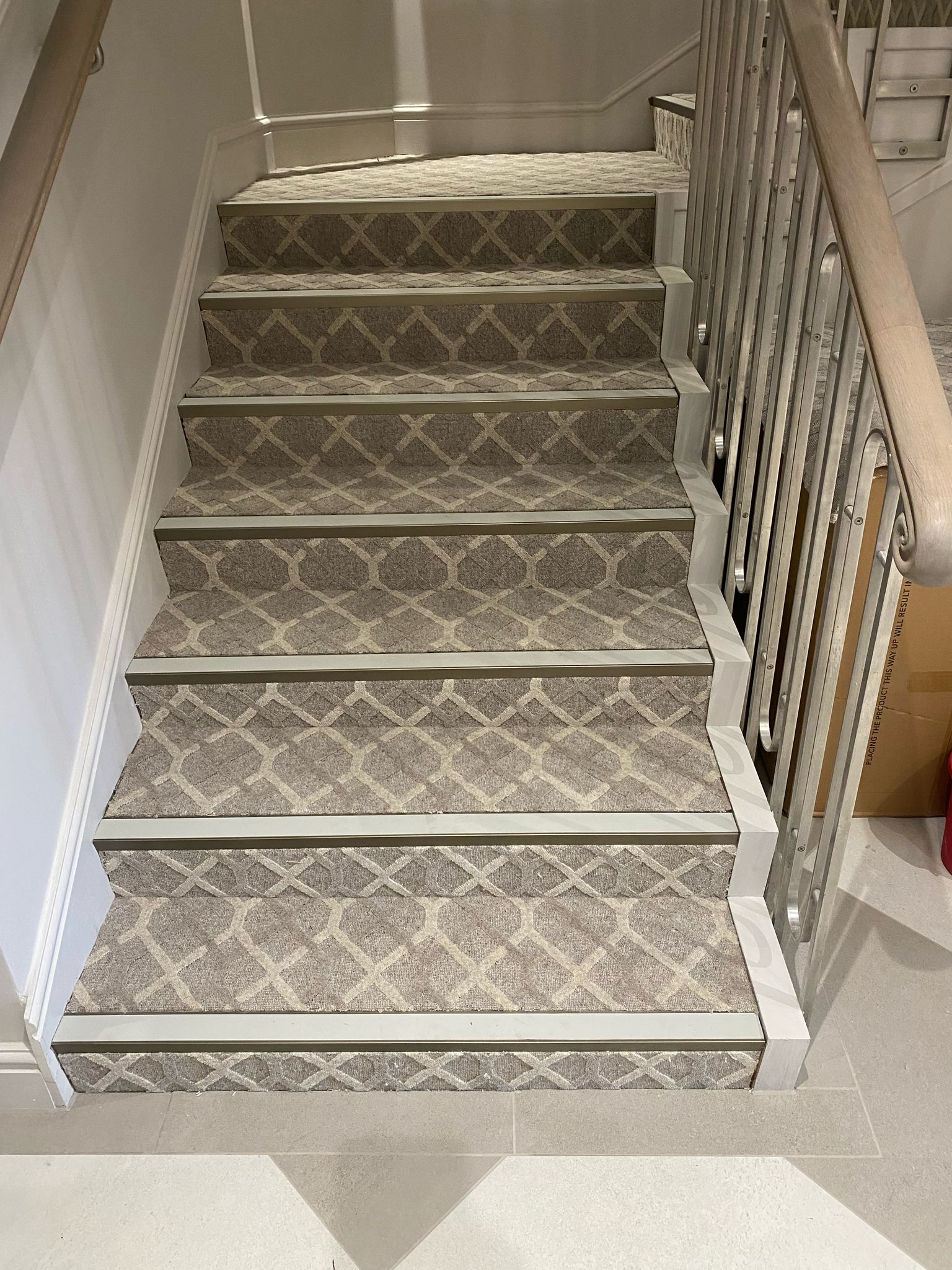 Brintons The Country Life Collection Plato Cloud carpet installation in &#8211; 1