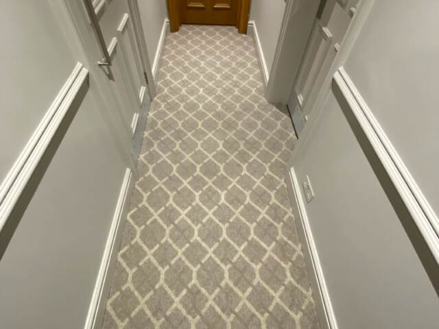 Brintons The Country Life Collection Plato Cloud carpet installation in Borough