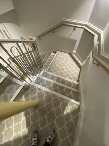 Brintons The Country Life Collection Plato Cloud carpet installation in – 3