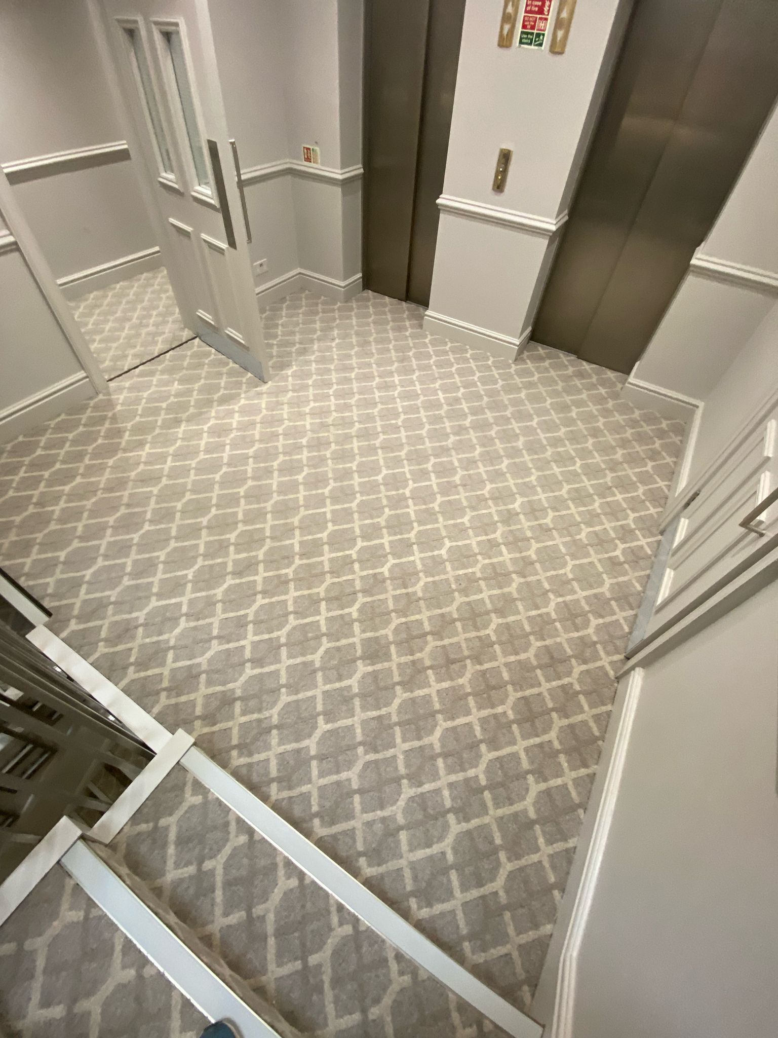 Brintons The Country Life Collection Plato Cloud carpet installation in &#8211; 6