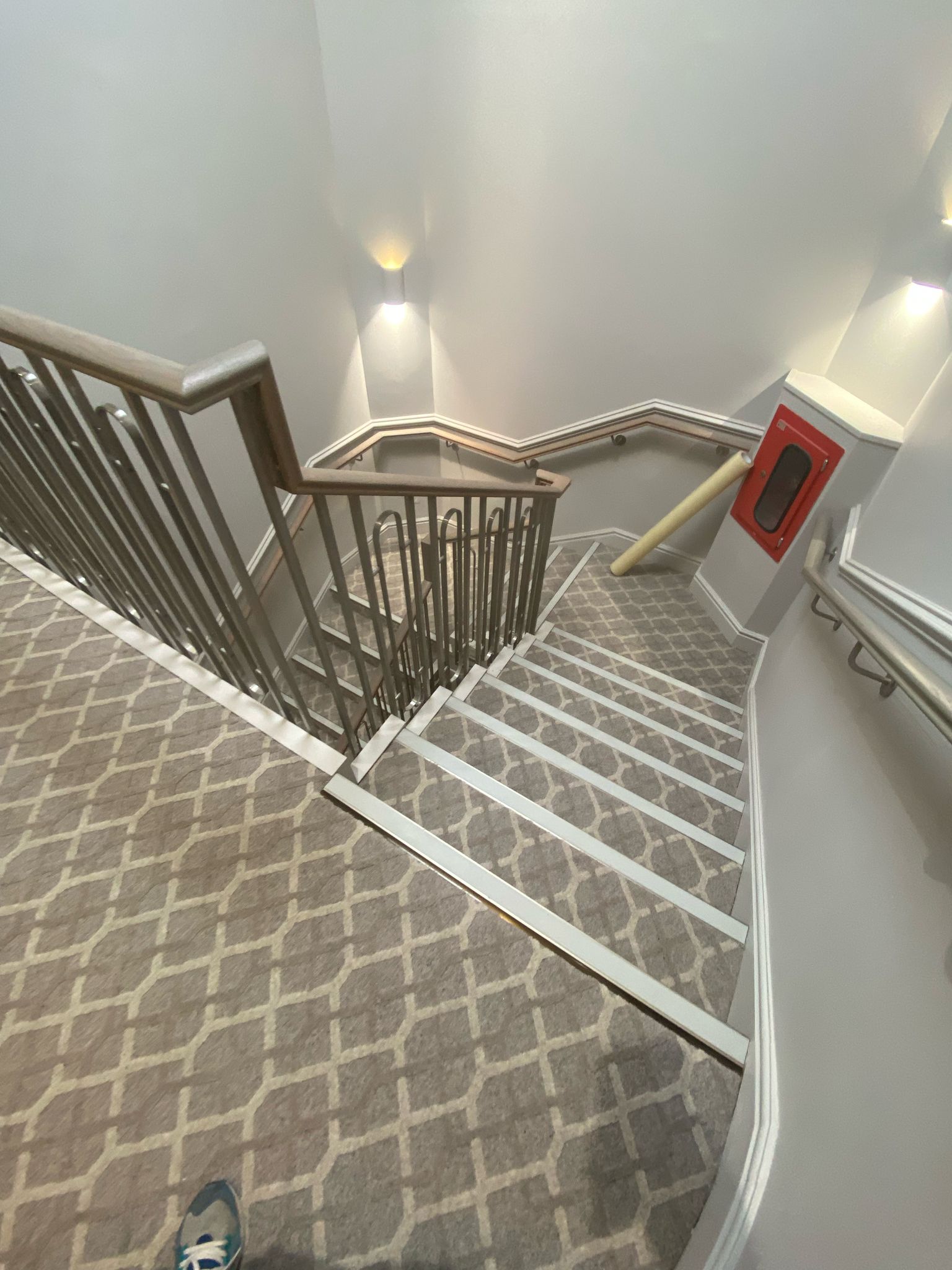 Brintons The Country Life Collection Plato Cloud carpet installation in &#8211; 8