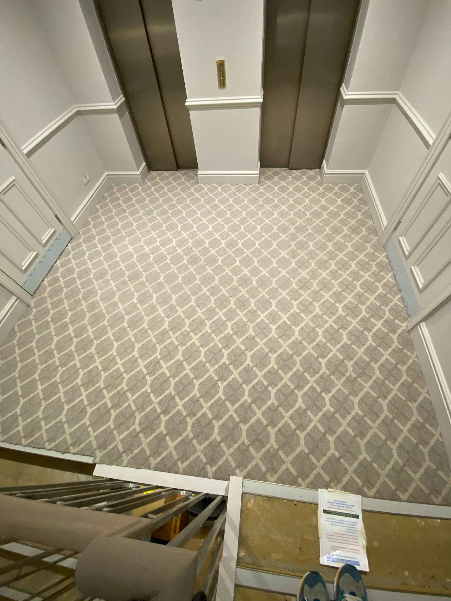 Brintons The Country Life Collection Plato Cloud carpet installation in &#8211; 9