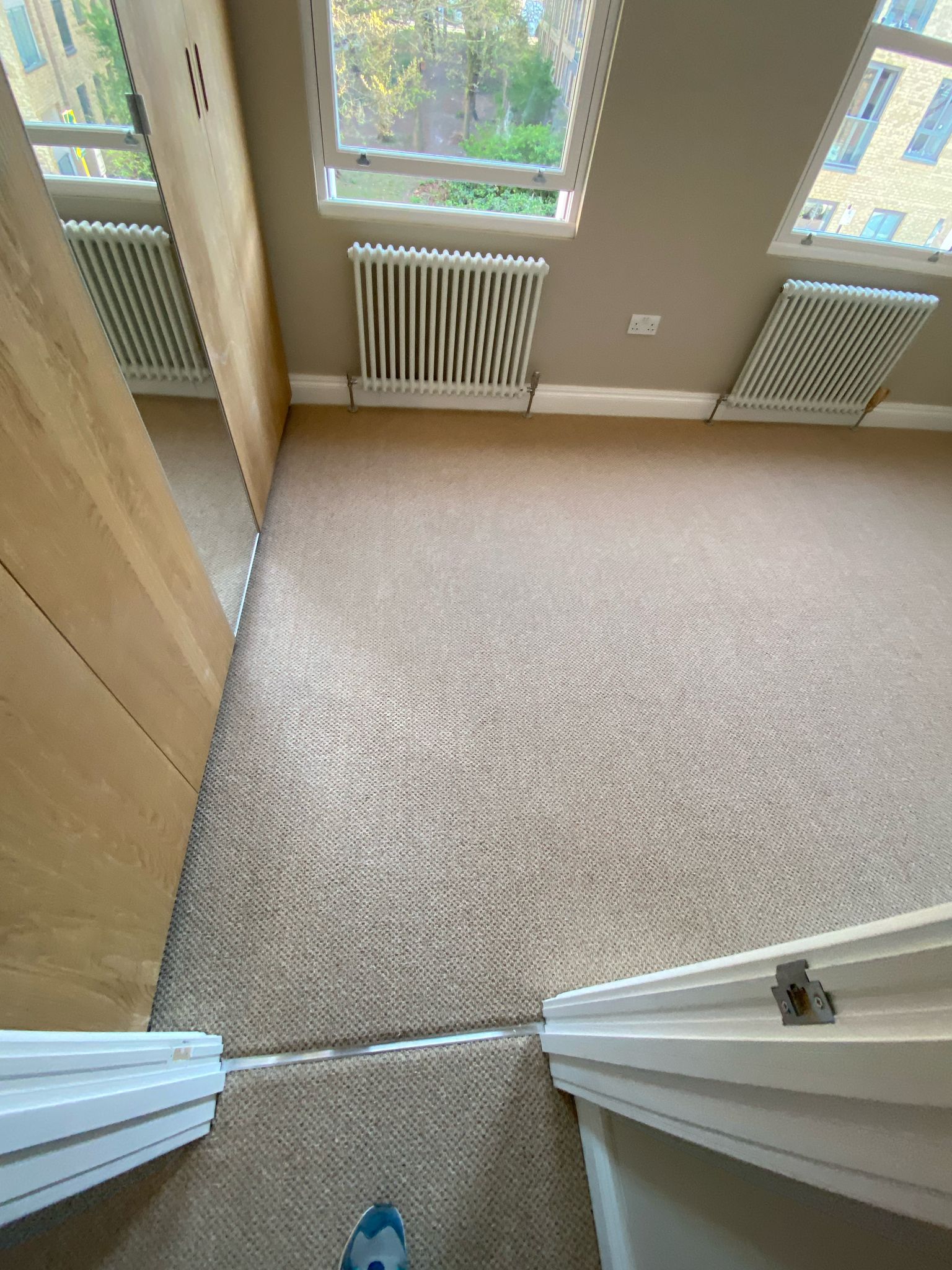 Clarendon Carpets Mortlake Brussels Sand Dune installation in &#8211; 9
