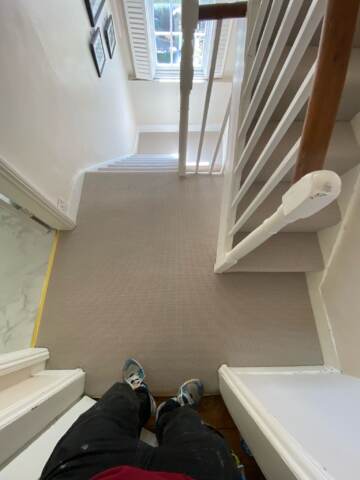 Elements London Roma Tusk carpet installation in – 1