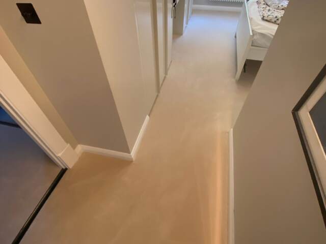 Elements London Times Square Pina Colada carpet installation in Belgravia