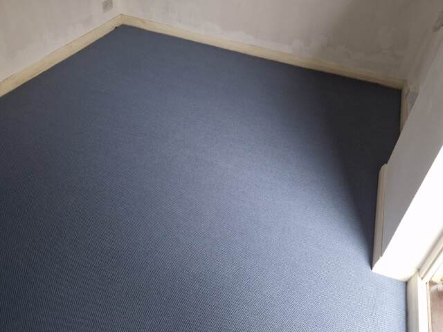 Fibre Carpets Wool Twill Wishing Well installation in Balham