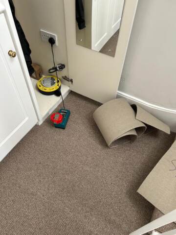 Telenzo Carpets Mainline Notting Hill 133 installation in – 1