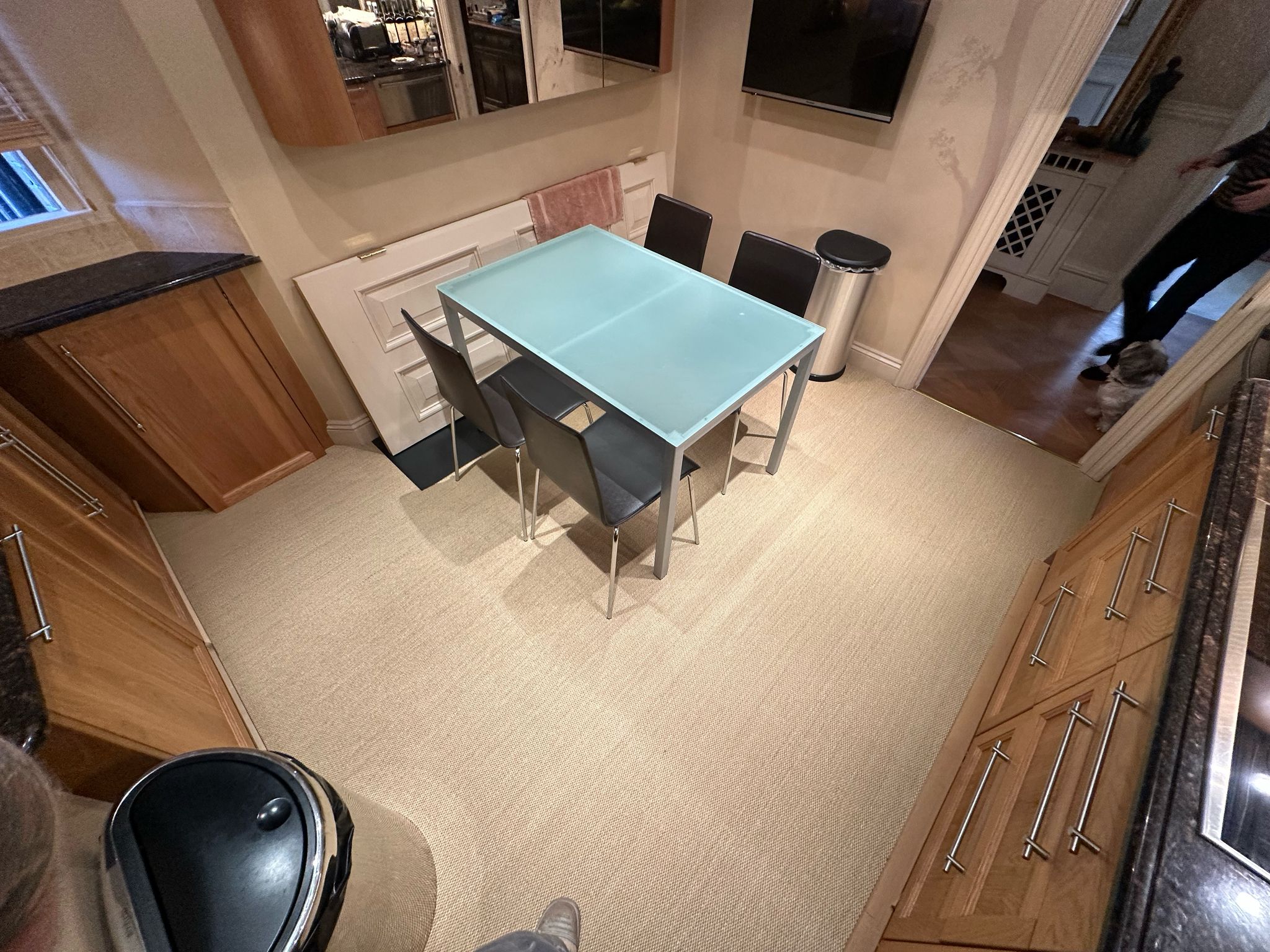 Unnatural Flooring Woven Vinyl Savannah UF1003 installation in &#8211; 1