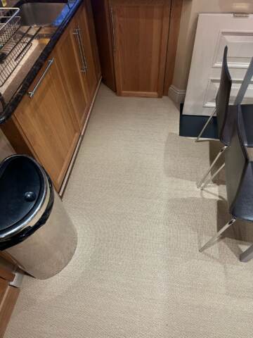 Unnatural Flooring Woven Vinyl Savannah UF1003 installation in – 2