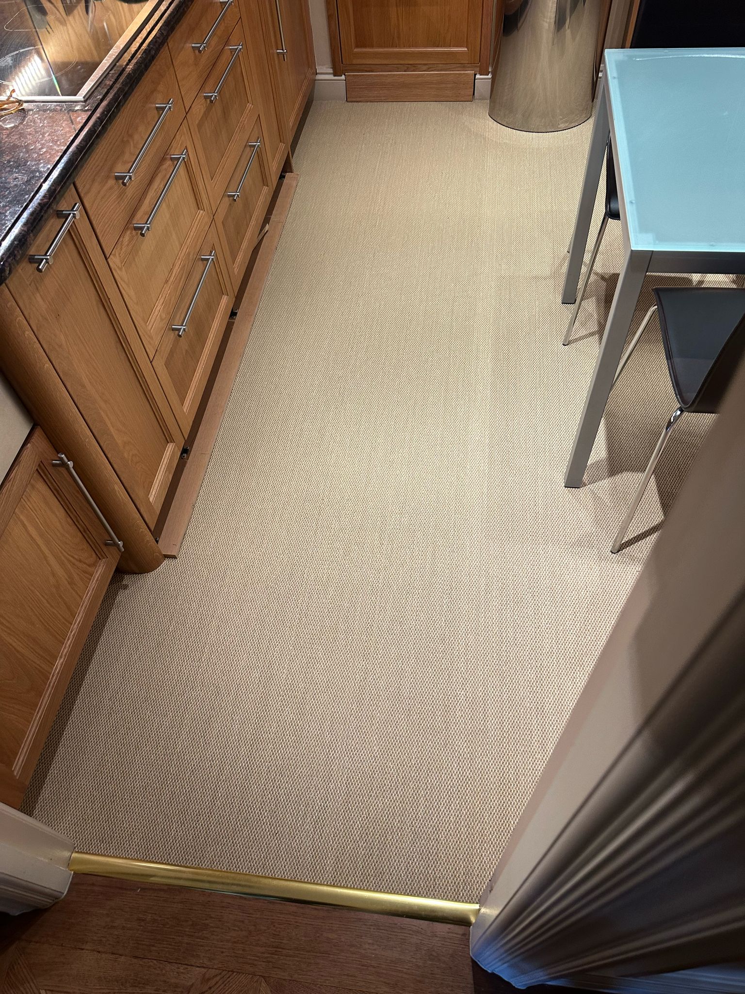 Unnatural Flooring Woven Vinyl Savannah UF1003 installation in &#8211; 4