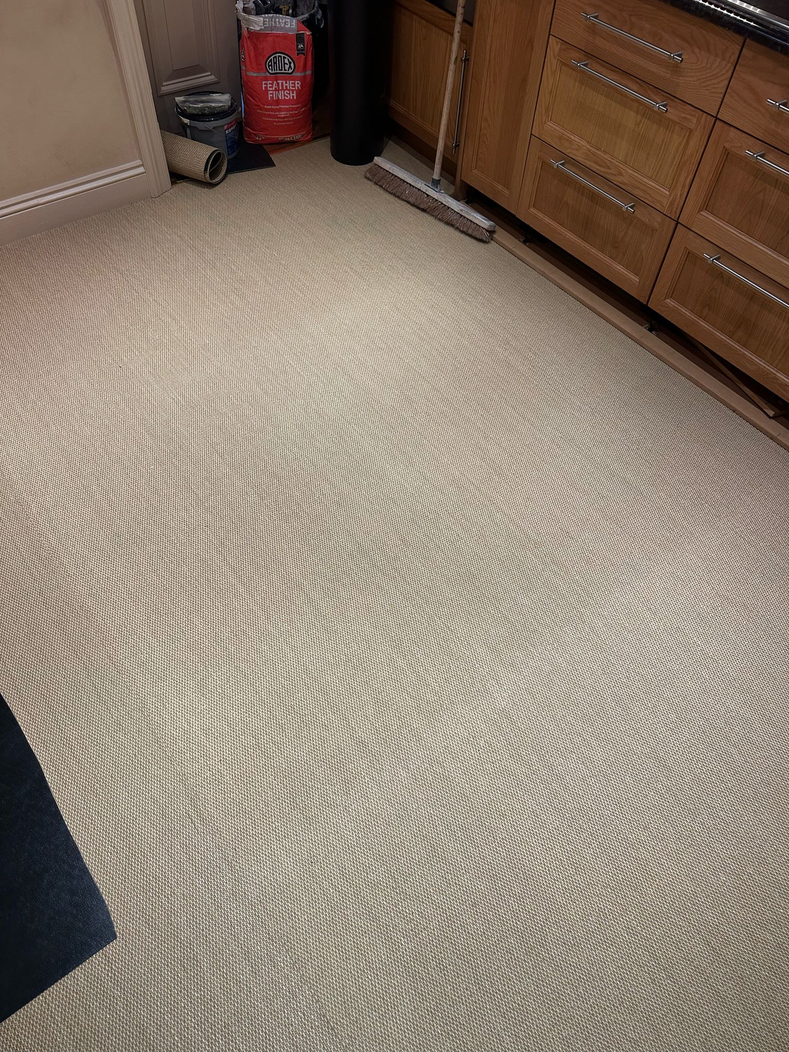 Unnatural Flooring Woven Vinyl Savannah UF1003 installation in &#8211; 5