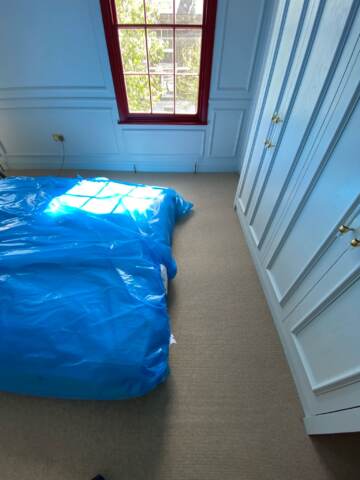 Westex Flooring Croxby Wool Loop Carraway carpet installation in – 2