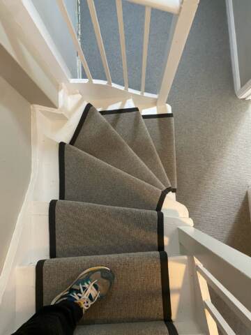 Westex Flooring Croxby Wool Loop Gabbro carpet installation in – 2