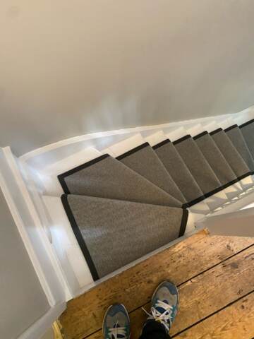 Westex Flooring Croxby Wool Loop Gabbro carpet installation in – 3