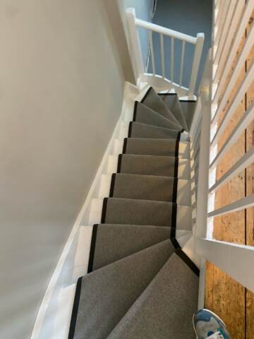 Westex Flooring Croxby Wool Loop Gabbro carpet installation in – 4