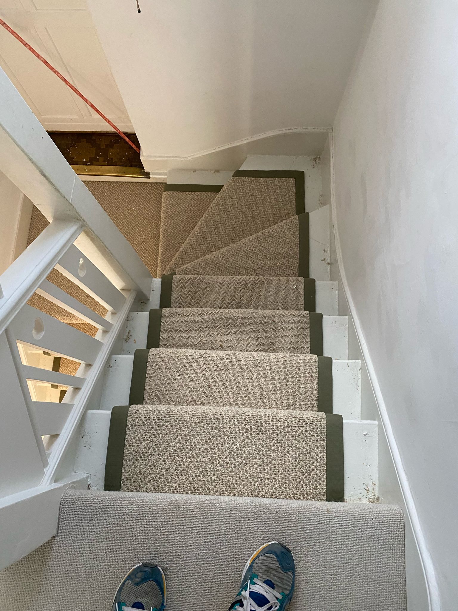 Westex Flooring Sawley Wool Loop Linen carpet installation in &#8211; 2