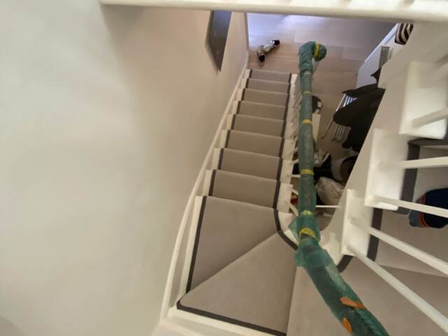 Abingdon Flooring Pure Elegance Moon Cloud 13954 carpet installation in Clapham