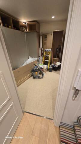 Alternative Flooring Barefoot Wool Hatha Mantra carpet installation_11