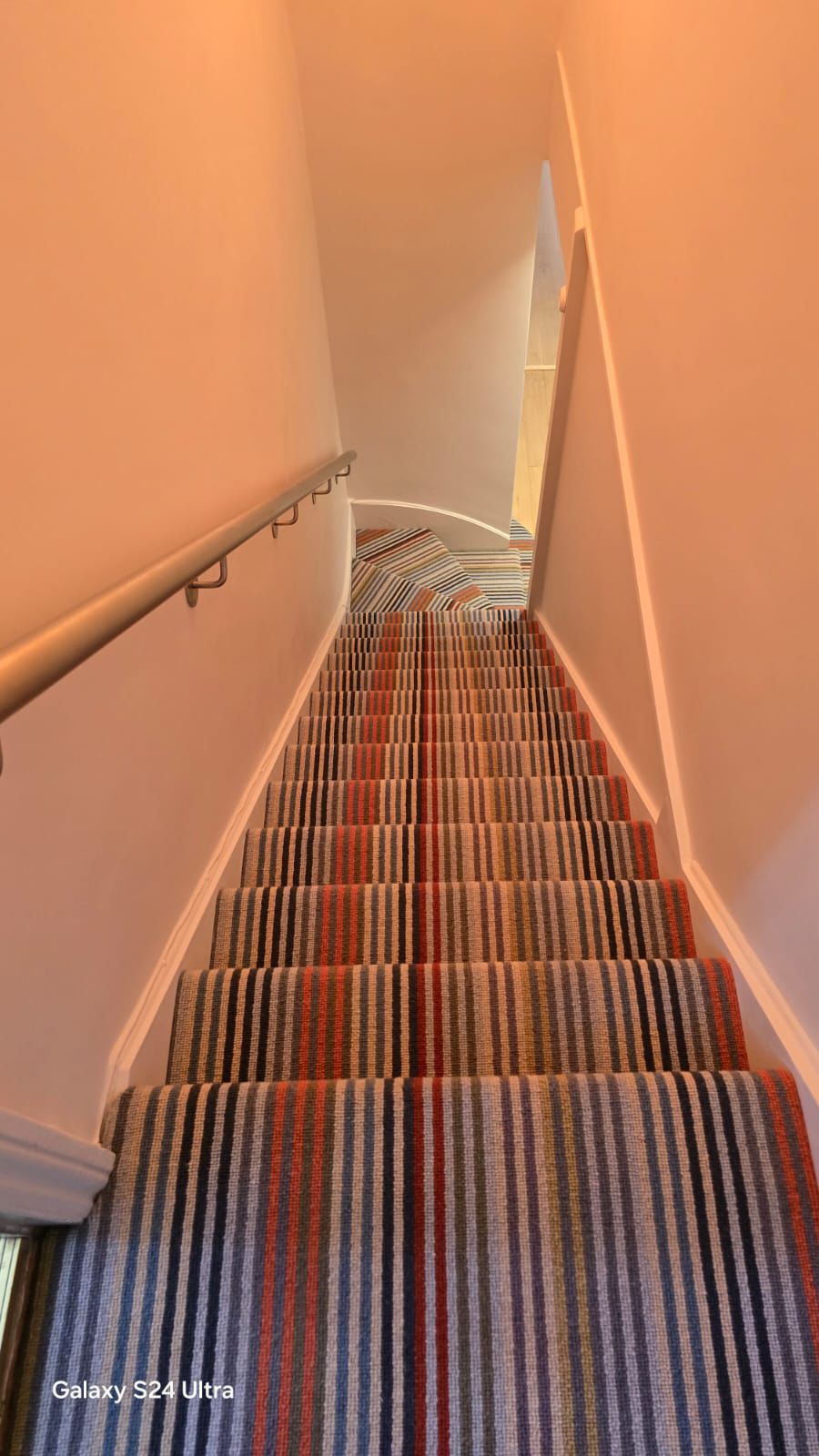 Alternative Flooring Margo Selby Stripe Frolic Westbrook carpet installation in_4