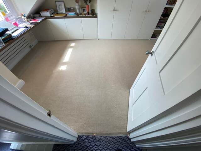 Alternative Flooring Milkshake Vanilla carpet installation_2