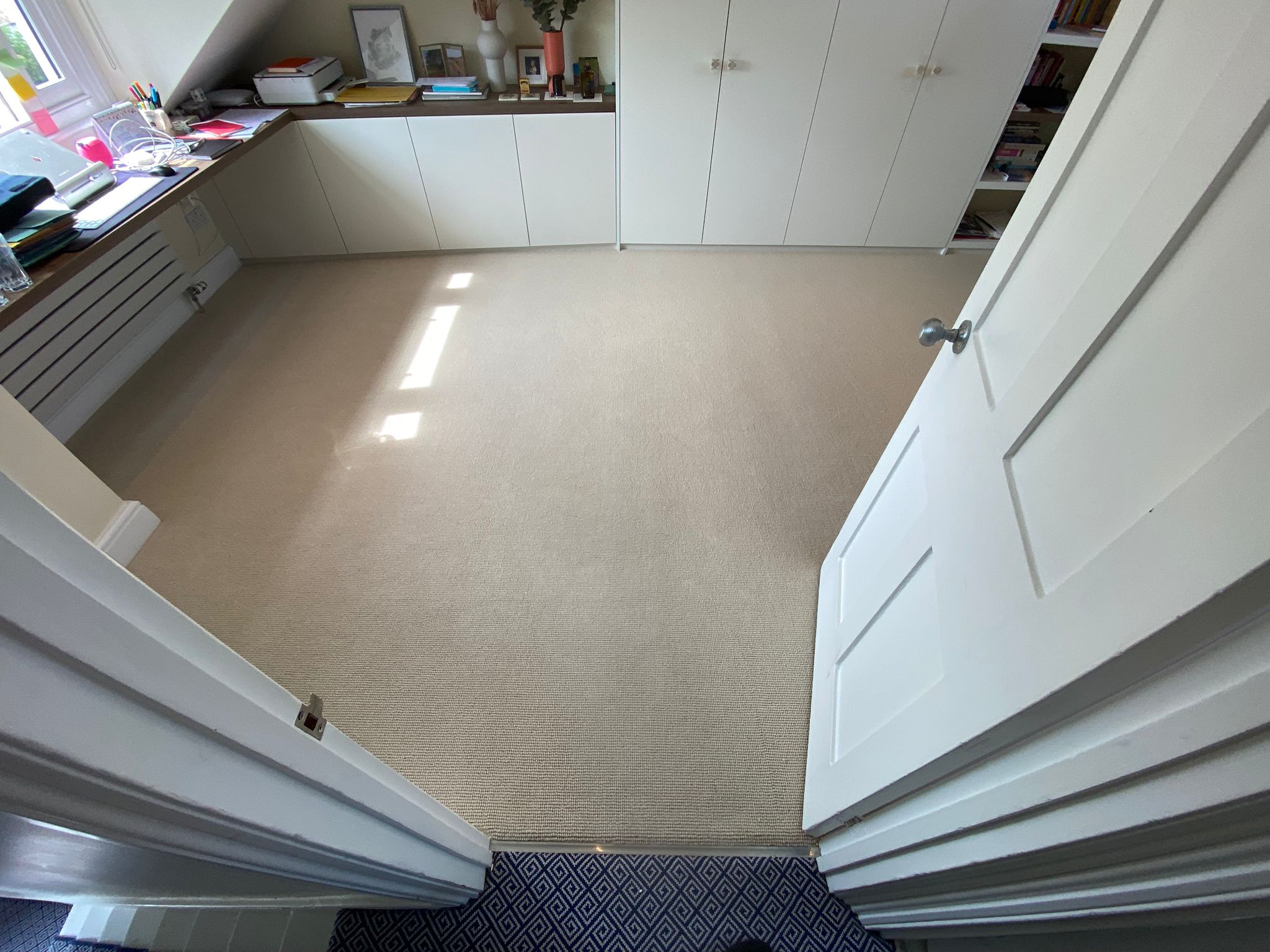 Alternative Flooring Milkshake Vanilla carpet installation_2