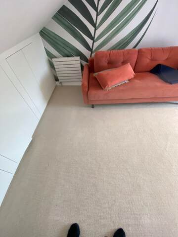 Alternative Flooring Milkshake Vanilla carpet installation_3