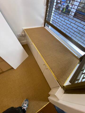 Alternative Flooring Sisal Super Boucle Bodmin 1309 carpet installation_5