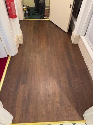Amtico Spacia Black Walnut installation in_4