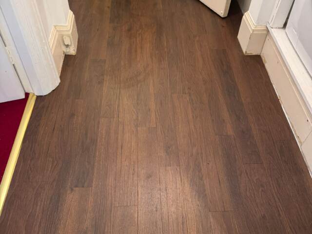 Amtico Spacia Black Walnut installation in Richmond