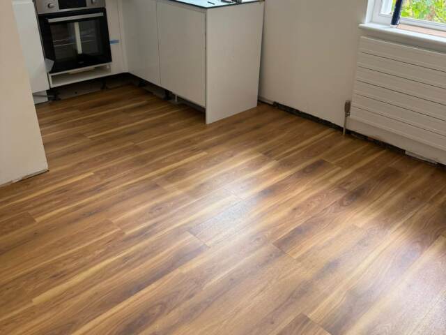 Amtico Spacia Canopy Oak fitting in Shepherds Bush
