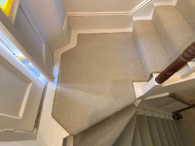 Best Wool Carpets Savannah Reseda M10266 installation in Ealing
