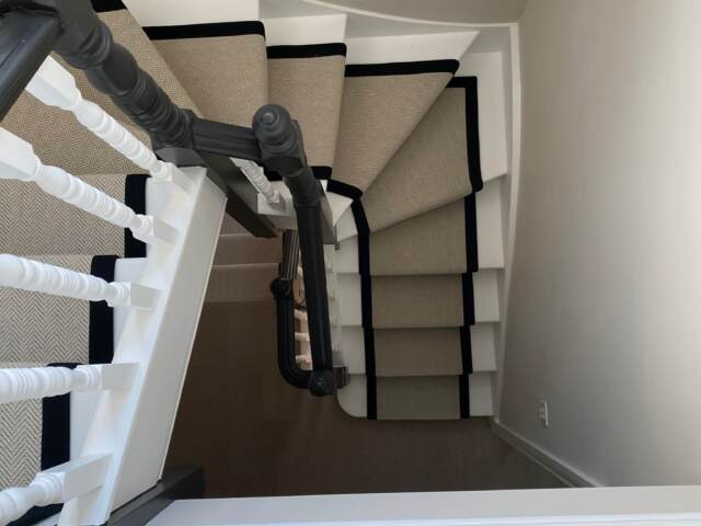 Crucial Trading Alpine Nordic Time WA512 carpet installation in Canary Wharf