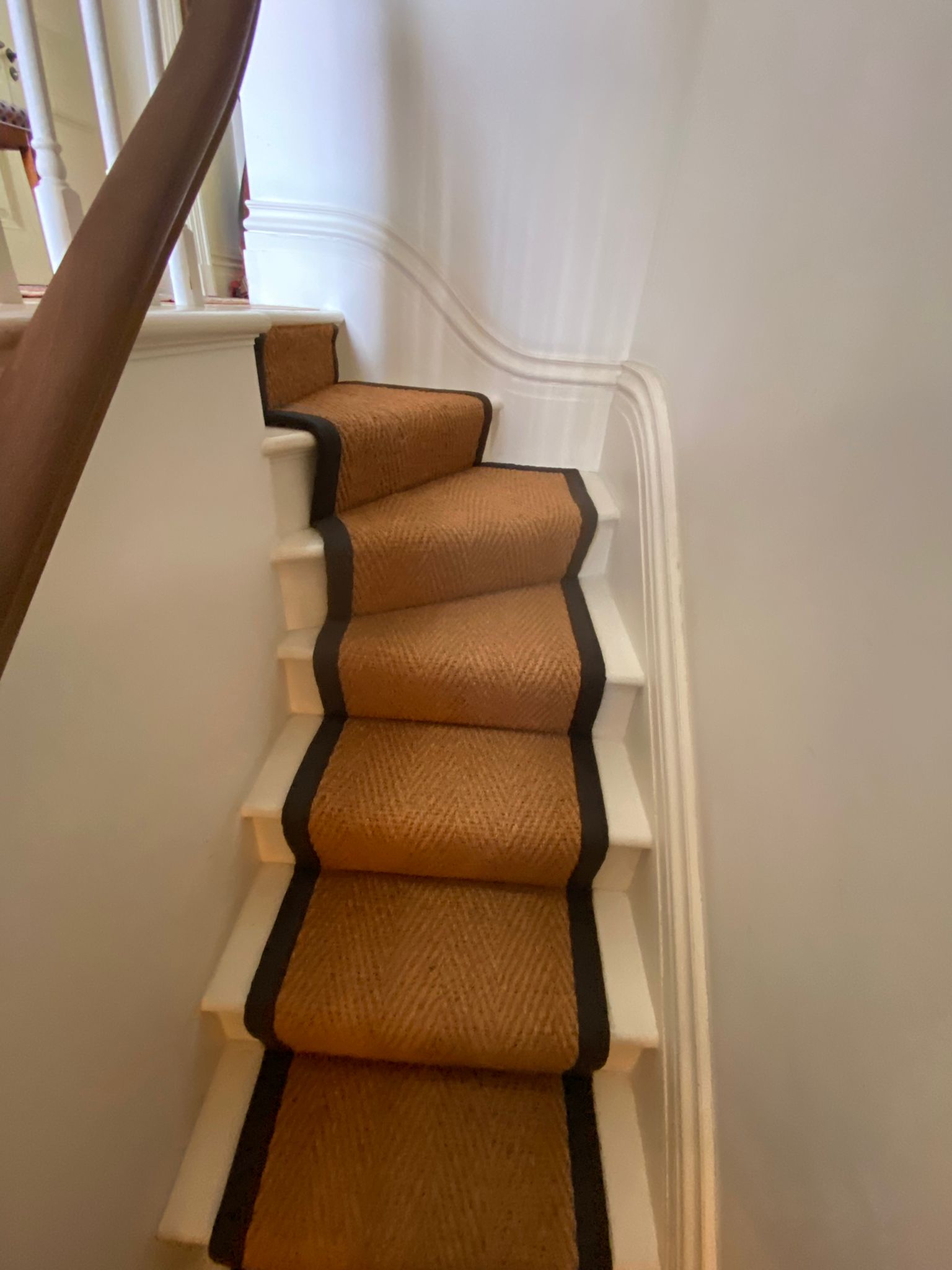 Crucial Trading Coir Luxury Herringbone carpet installation_10